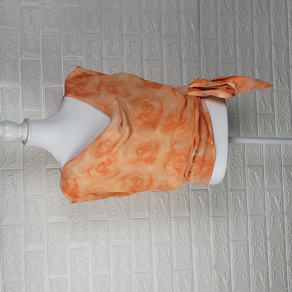 New York & Company Orange Blouse/ Top Small